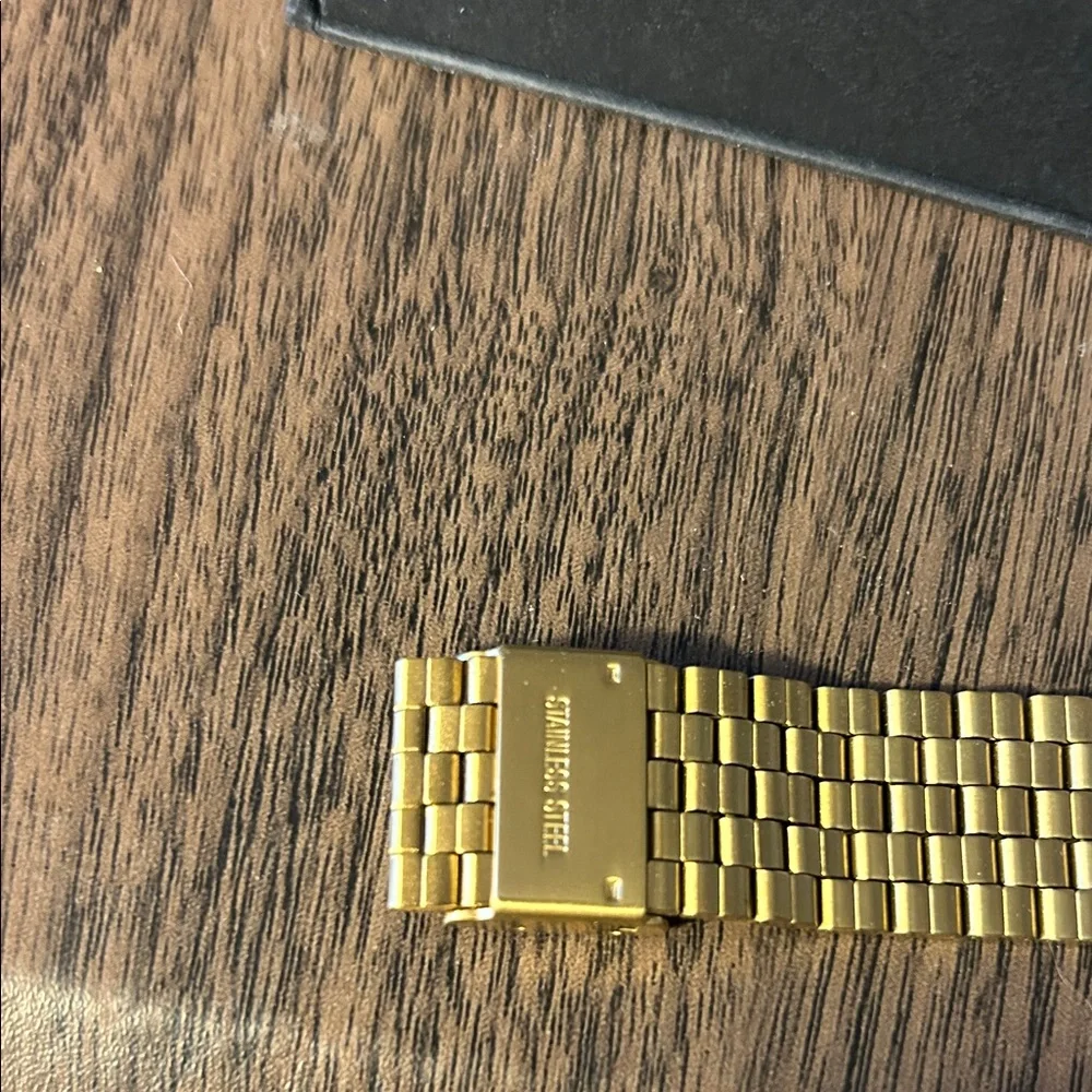 Nixon Gold and Black Men's Watch - Picture 5 of 7
